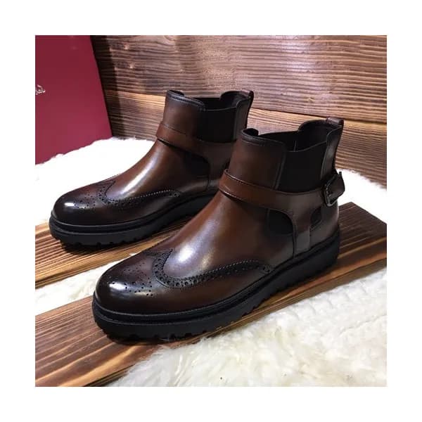 Ferragamo 2020 Mens Leather Boots - 페라가모 2020 남성용 … - 1