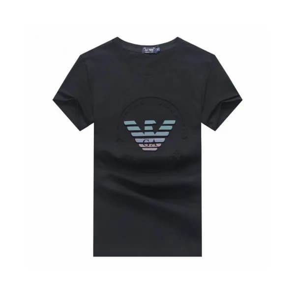 [알마니]Armani 2020 Mens Logo Silket Short Sleeved Ts… - 1