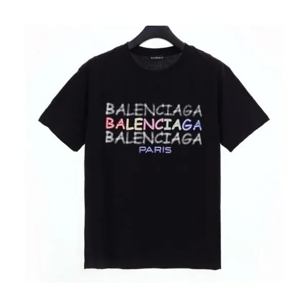 [발렌시아가]Balenciaga 2020 Mm/Wm Logo Cotton Short Sle… - 1