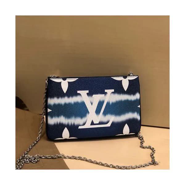 Louis Vuitton 2020 Pochette Double Zip Chain Shoul… - 1