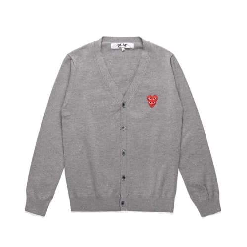 Cdgplay 2020 Unisex V-neck Gardigen - 꼼데가르송 2020 남… - 1