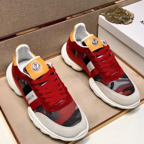 Moncler 2021 Men's Leather Sneakers - 몽클레어 202… - 1
