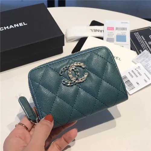 Chanel 2021 Women's Leather Coin purse/Card pu… - 1