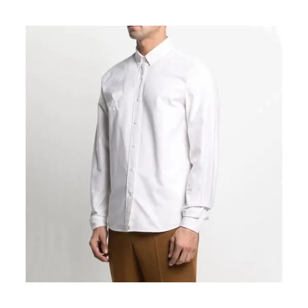 Ami Mens Logo Casual Cotton Shirts - 아미 2021 남성 로고… - 1