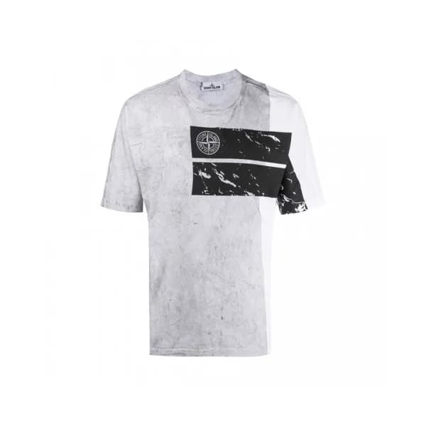 [스톤아일랜드]Stone Island 2021 Mens Crew-neck Cotton Sh… - 1
