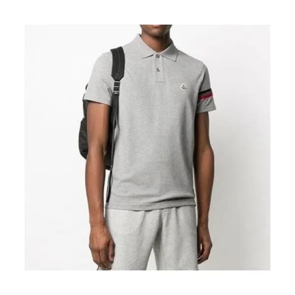 Moncler Mens Logo Crew-neck Short Sleeved Tshirts… - 1