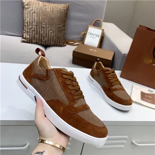 Loro Piana 2021 Men's Leather Sneakers,LOROS00… - 1