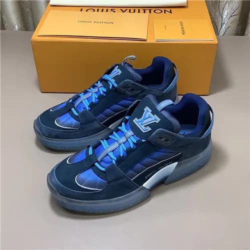 Louis Vuitton 2021 Men's Leather Sneakers,LOUS… - 1