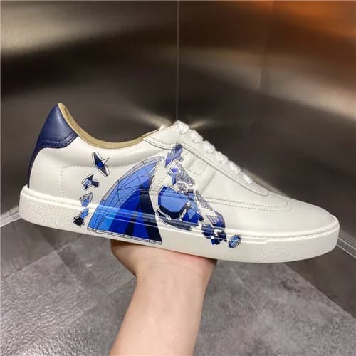 Hermes 2021 Men's Leather Sneakers,HERS0489 - … - 1