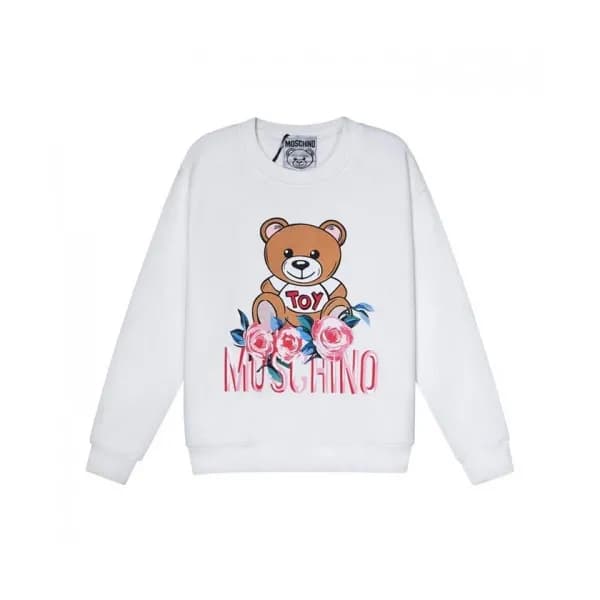 Moschino Mm/Wm Crew-neck Cotton Tshirts White - 모… - 1