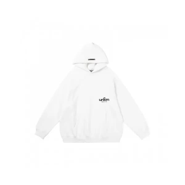 Fear of god Unisex Logo Oversize Cotton Hoodie Wh… - 1