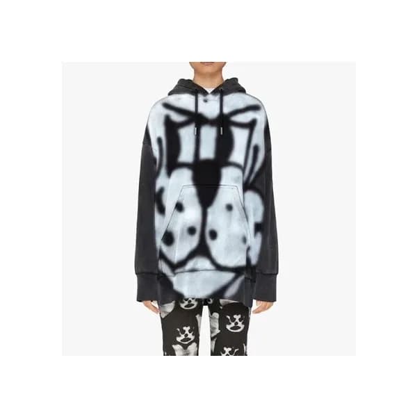 지방시 남/녀 유니크 집업 블랙 후드티 - Unisex Black Hoodie - giv0… - 1