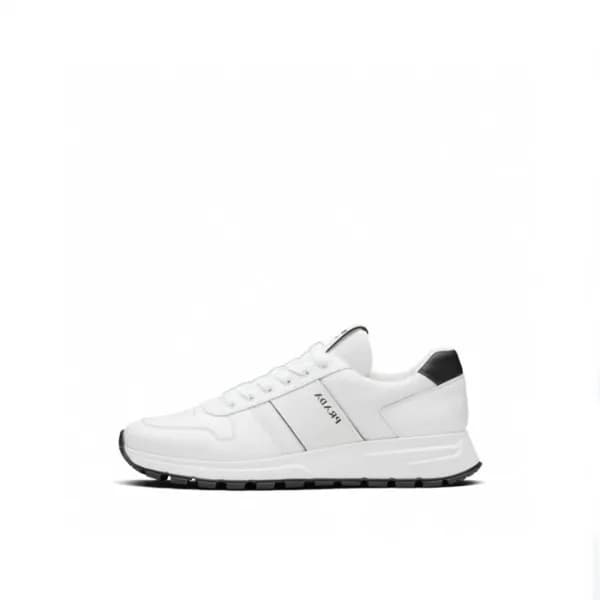 프라다 남성 클래식 화이트 스니커즈 - Mens White Sneakers - pra027… - 1