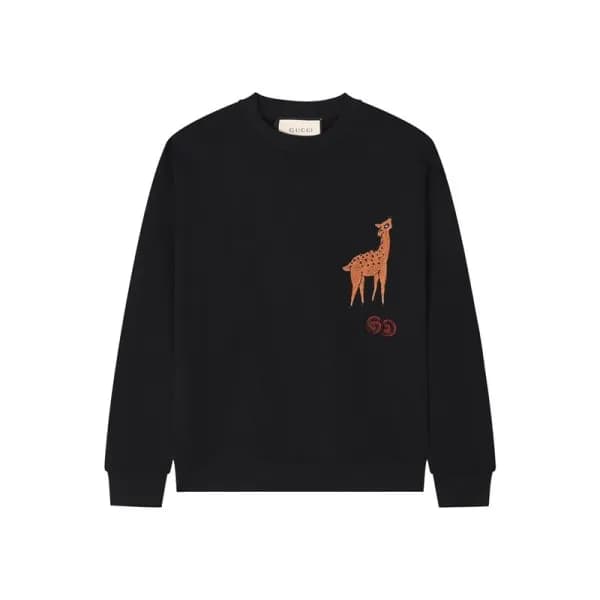 구찌 남성 캐쥬얼 블랙 맨투맨 - Gucci Mens Black Tshirts - Guc0… - 1