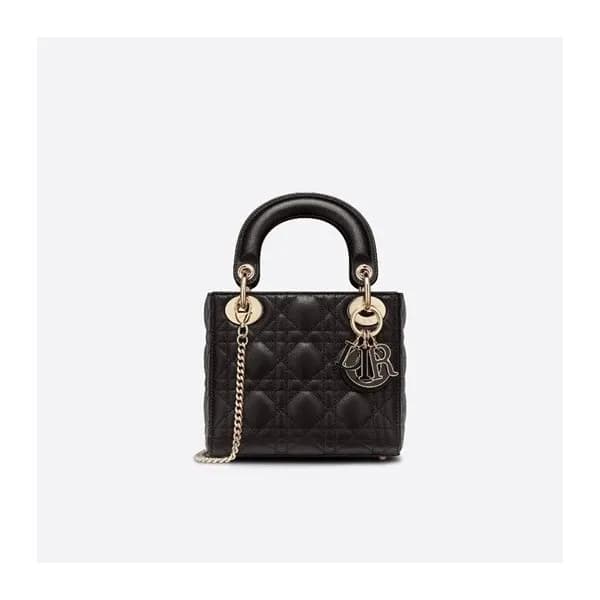 디올 여성 블랙 레이디백 - Dior Womens Black Lady Bag - di410… - 1