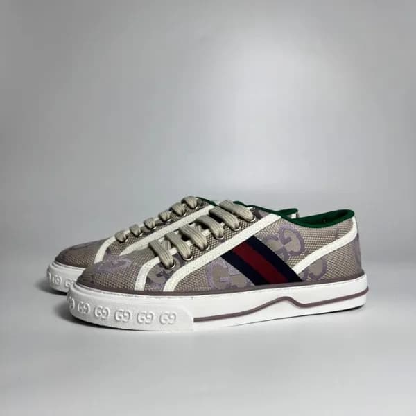구찌 남/녀 그레이 스니커즈 - Gucci Unisex Gray Sneakers- gu62… - 1