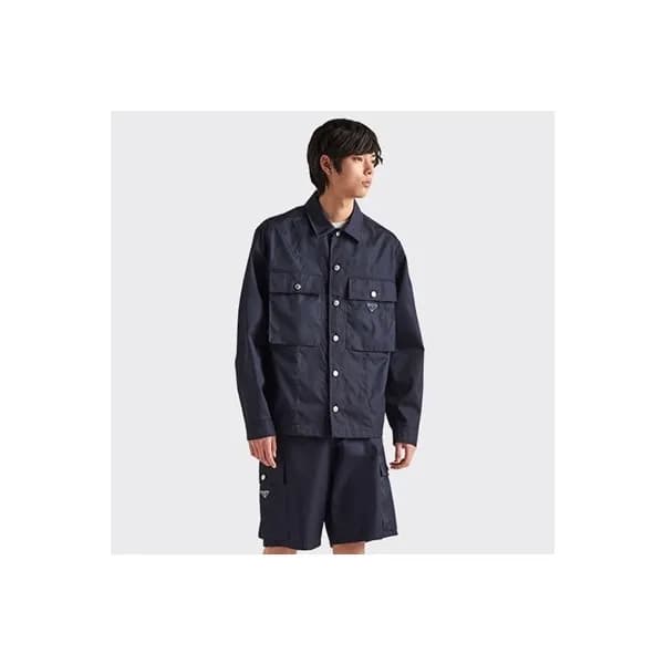 프라다 남성 캐쥬얼 네이비 반바지 - Prada Mens Navy Half-pants - … - 1