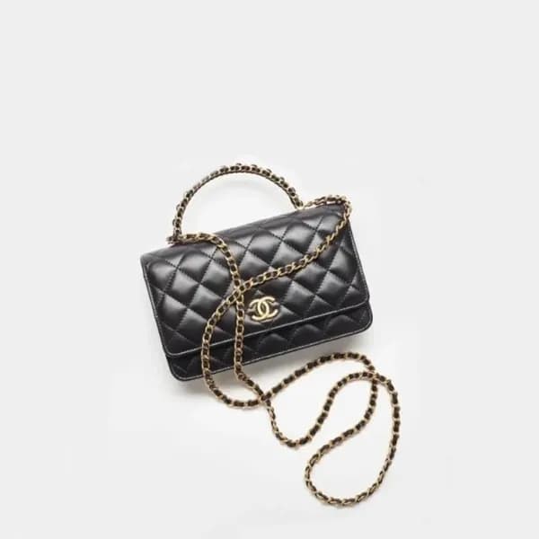 샤넬 여성 블랙 탑핸들 - Chanel Womens Black Top Handle - ch… - 1