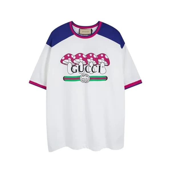 구찌 남/녀 화이트 크루넥 반팔티 - Gucci Unisex White Short slee… - 1