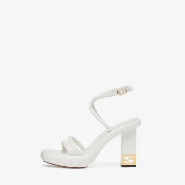펜디 여성 화이트 샌들 - Fendi Womens White Sandals - fe169x - 1