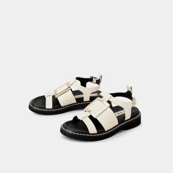로저비비에 여성 아이보리 샌들 - Roger Vivier Womens Ivory Sanda… - 1