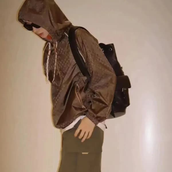 구찌 남성 캐쥬얼 브라운 집업 자켓 - Gucci Mens Brown Jackets - G… - 1