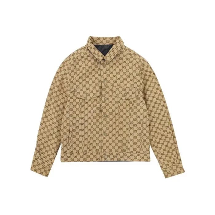 구찌 남성 캐쥬얼 카멜 양면 데님자켓 - Gucci Mens Camel Jackets - … - 1
