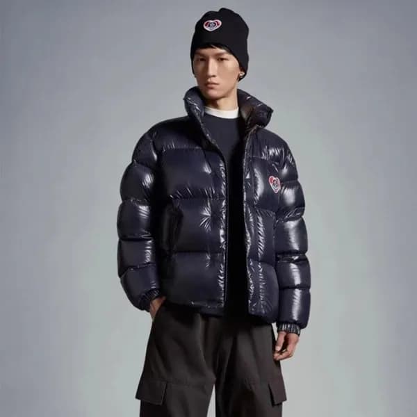 몽클레어 남/녀 네이비 패딩 - Moncler Unisex Navy Down Padding… - 1