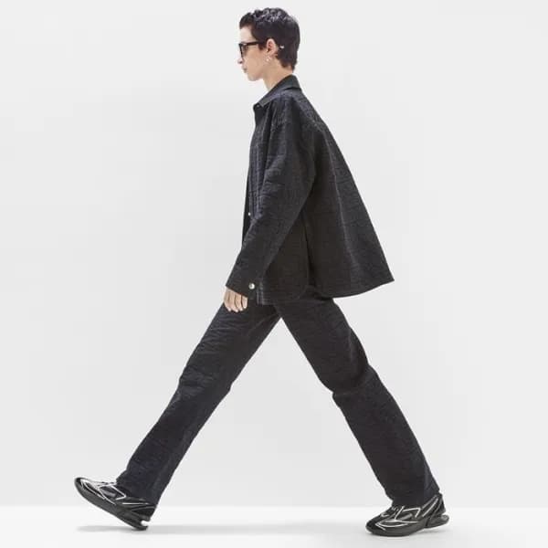 펜디 남/녀 블랙 스니커즈 - Fendi Unisex Black Sneakers - fe5… - 1
