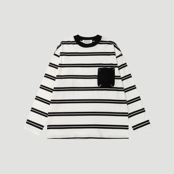 메종 마르지엘라 남성 화이트 맨투맨 - Maison Margiela Mens White T… - 1