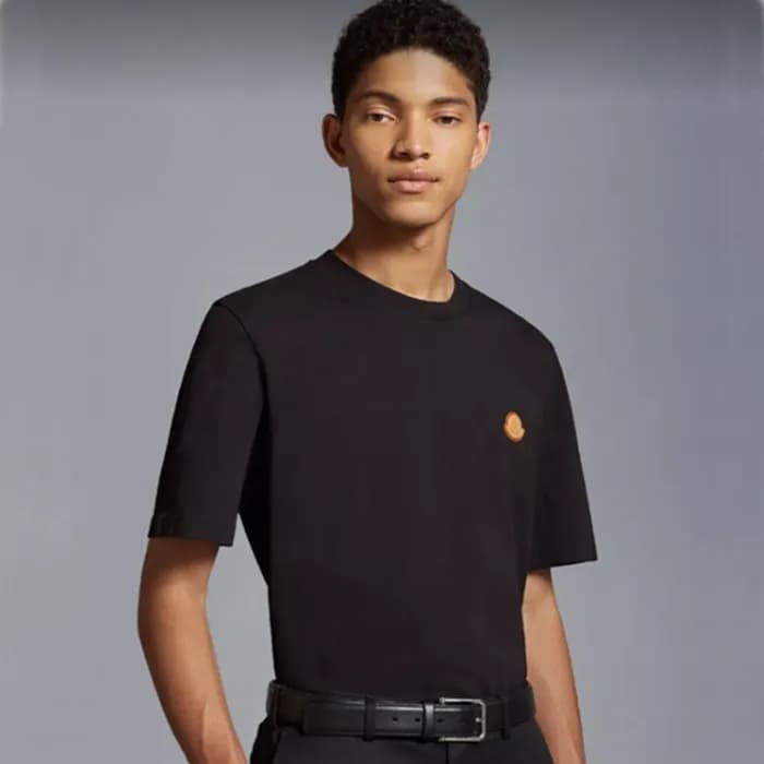 몽클레어 남성 블랙 티셔츠 - Moncler Mens Black Tshirts - moc1… - 1