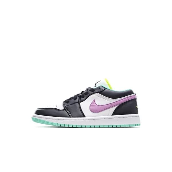 나이키 남/녀 퍼플 스니커즈 - Nike Air Jordan 1 Low Unisex Sne… - 1