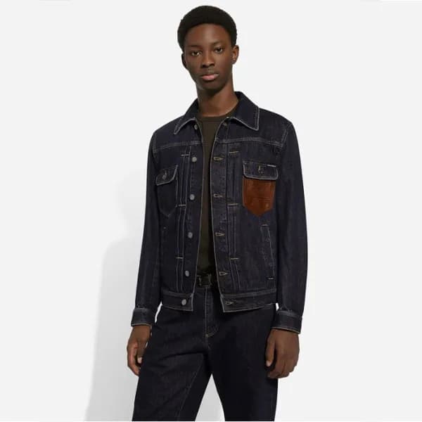 돌체앤가바나 남성 데님 재킷 - Dolce&Gabbana Mens Denim Jacket … - 1