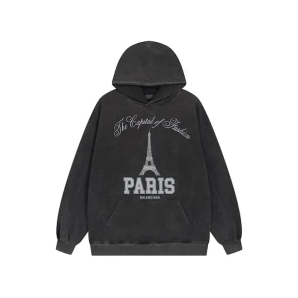 발렌시아가 남성 오버핏 후드티 - Balenciaga Mens Over Size Hoodi… - 1