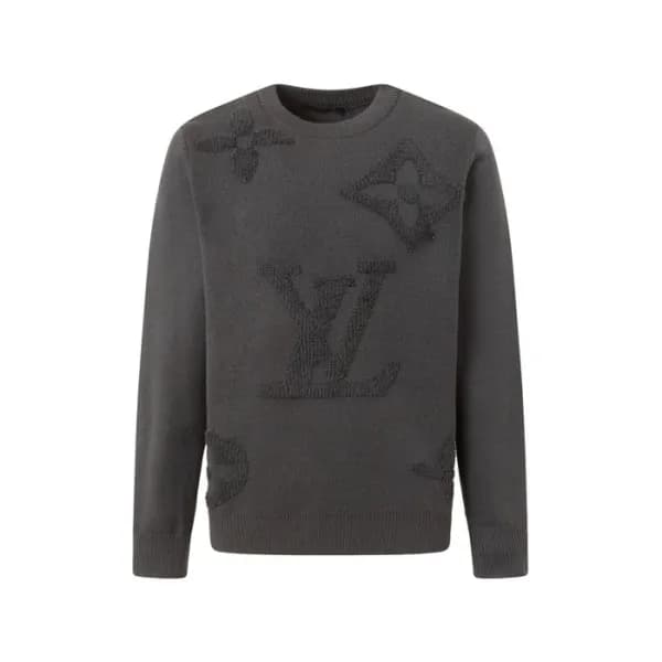 루이비통 남성 라운드 스웨터 - Louis vuitton Mens Round Sweater… - 1