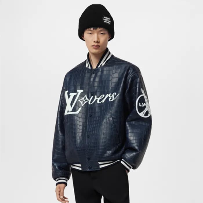 루이비통 남성 악어가죽 재킷 - Louis vuitton Mens Leather Jacke… - 1