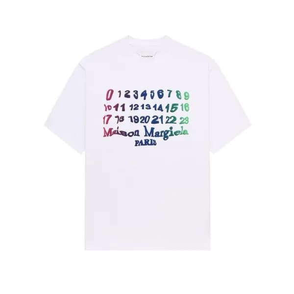 메종 마르지엘라 남성 라운드 반팔 티셔츠 - Maison Margiela Mens Roun… - 1