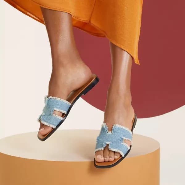 에르메스 여성 오란 뮬 - Hermes Womens Oran Mules - hes6164x - 1