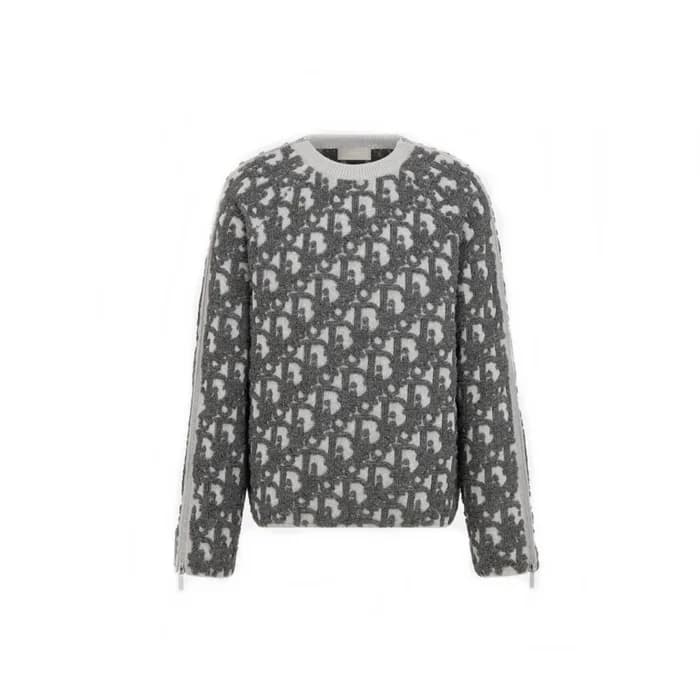 디올 남성 오블리크 스웨터 - Dior Mens Oblique Sweater - dic84… - 1