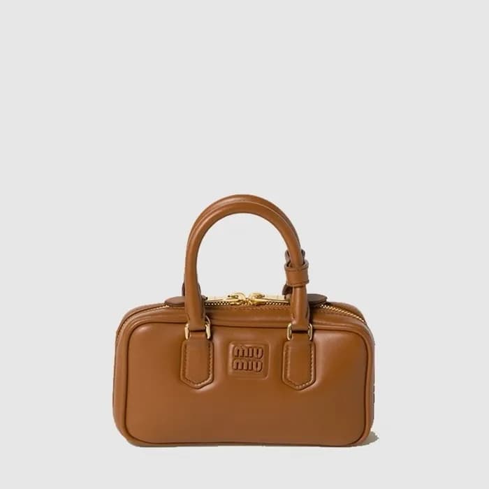 미우미우 여성 아르카디 가죽 미니 백 - Miumiu Womens Arcadi Leathe… - 1