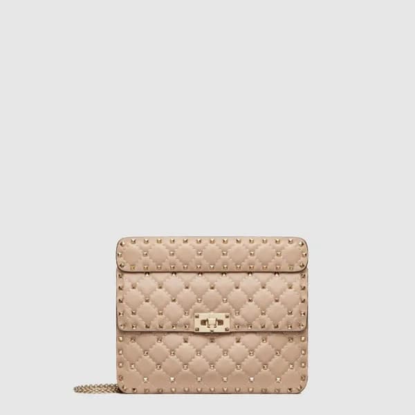 발렌티노 여성 미디엄 락스터드 스파이크 백 - Valentino Womens Medium … - 1