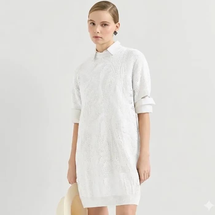 브루넬로쿠치넬리 여성 미니 드레스 - Brunello Cucinelli Womens Daz… - 1