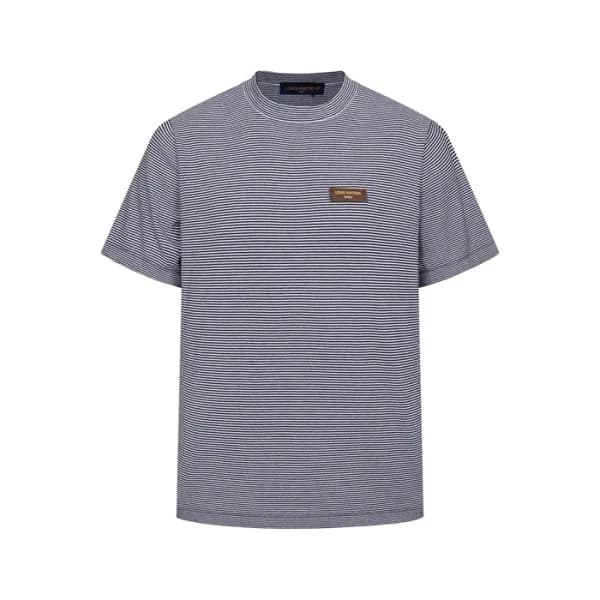 루이비통 남성 라운드 반팔 티셔츠 - Louis vuitton Mens Round Tshi… - 1