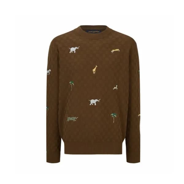 루이비통 남성 라운드 스웨터 - Louis vuitton Mens Round Sweater - lvc17178x - 1