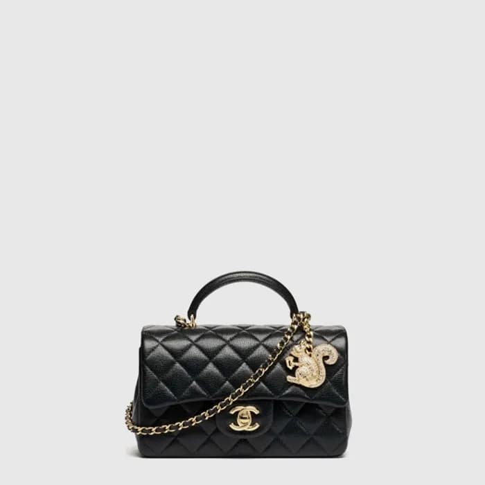 샤넬 여성 미니 탑 핸들 플랩 백 - Chanel Womens Mini Top Handle Flap Bag - chb17289x - 1