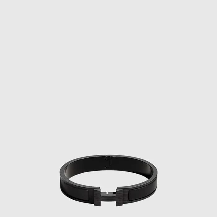 에르메스 남/녀 클릭아슈 H - Hermes Unisex Clic H Bracelet - acc10552x - 1