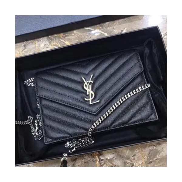Saint Laurent Women Monogram Chain Shoulder Bag,19… - 1