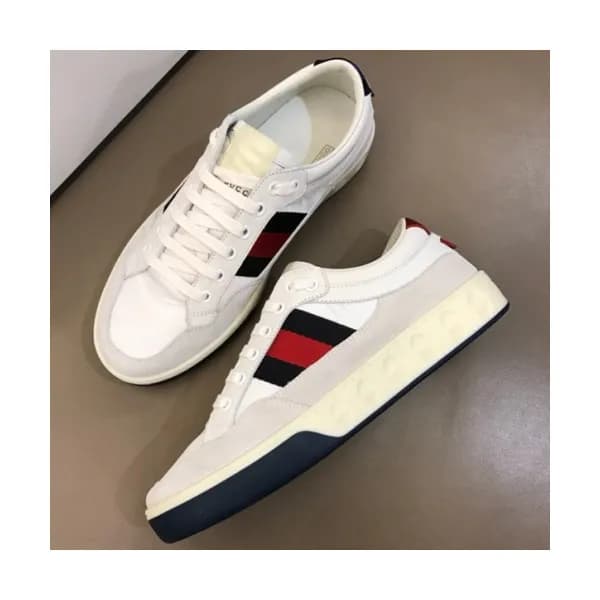 LOUIS VUITTON 2018 MENS LEATHER SKEAKERS - 루이비통 남성… - 1