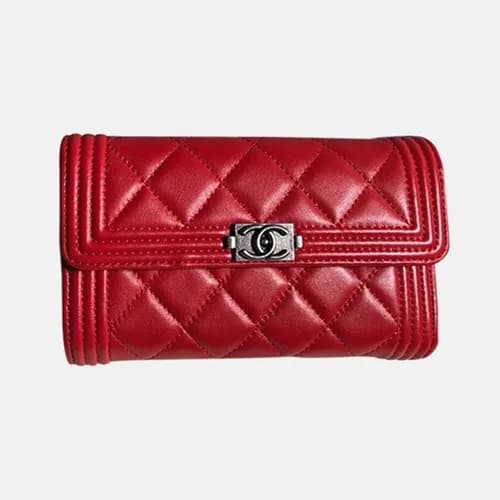 Chanel 2018 LeBoy Lambskin wallet A80285- 샤넬 램스킨 중… - 1