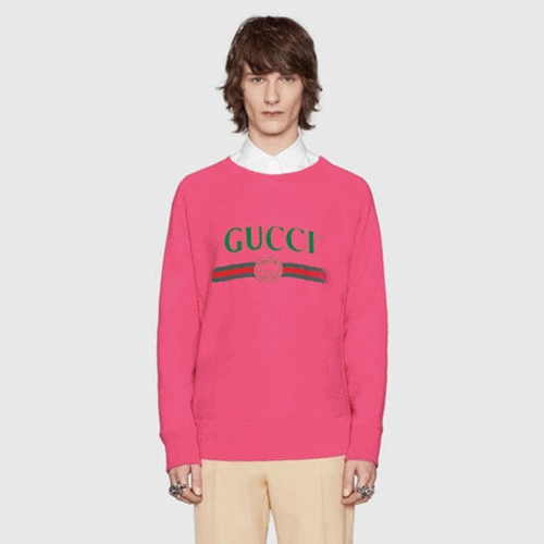 Gucci 2018 MM/WM Fake Printing Cotton Tee - 구찌 남자 … - 1